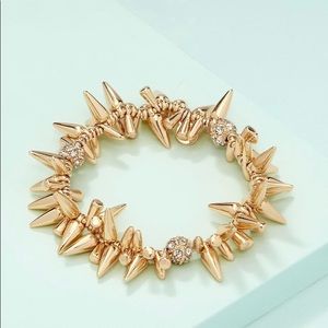 Stella & Dot Renegade Cluster Bracelet Gold